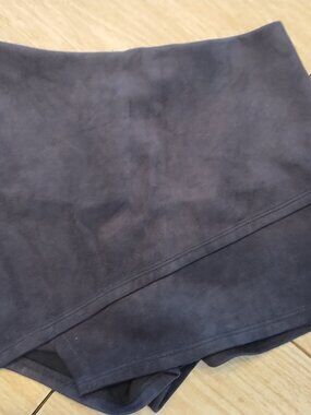 Heartbeeps Faux Suede Skort